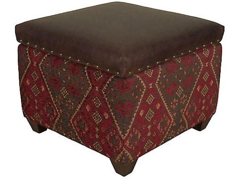 King Hickory Living Room Depot Storage Ottoman STO-2424-LF at Norwood Furniture