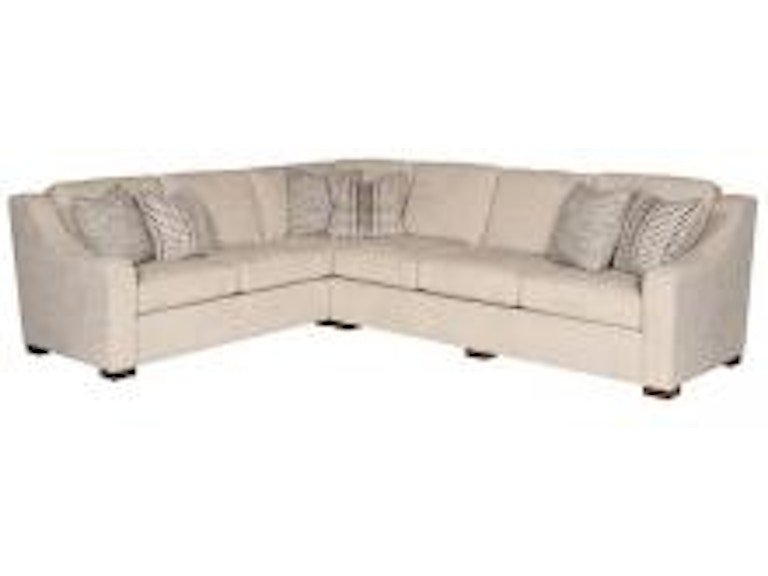 King Hickory Living Room Fresno Fabric Sectional 4100-Sect-F at Norwood Furniture