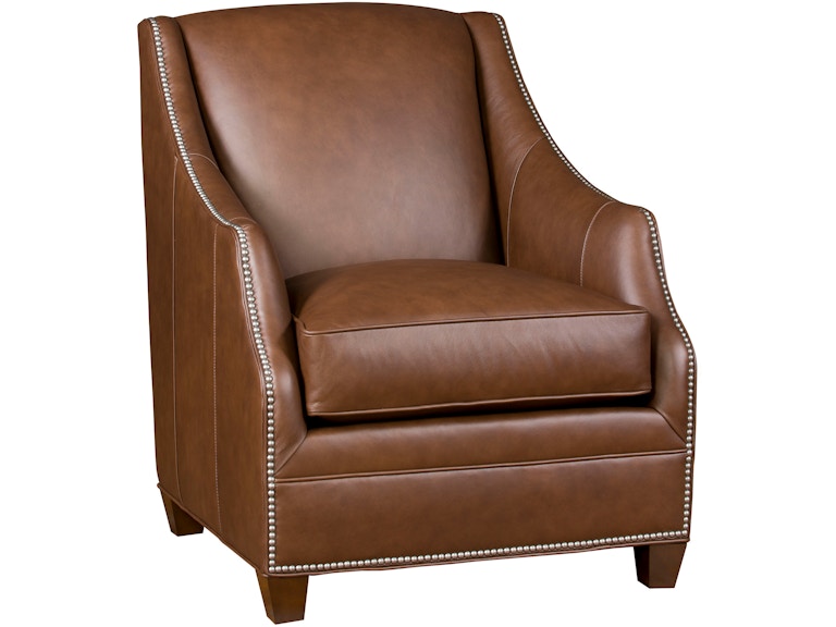 King Hickory Living Room Heather Leather Chair C49-01-L at Norwood Furniture