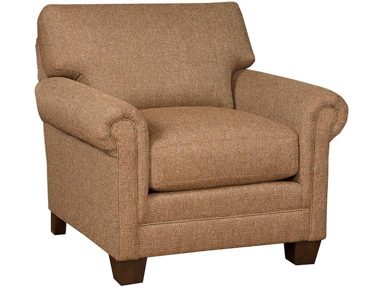 King Hickory Living Room Jordan Chair 5501-PAW-F at Norwood Furniture