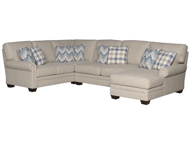 King Hickory Living Room Jordan Gold Sectional 5500-Gold Sect at Norwood Furniture