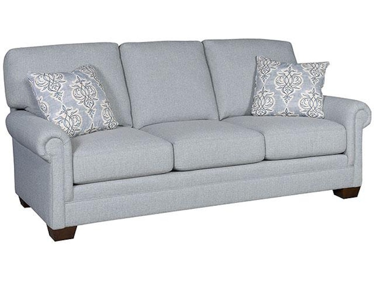 King Hickory Living Room Jordan Silver Sofa 7500-PLW-F at Norwood Furniture