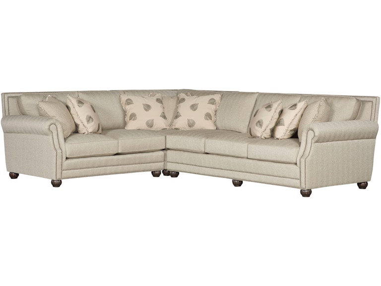 King Hickory Living Room Julianna Fabric Sectional 3000-Sect-F at Norwood Furniture