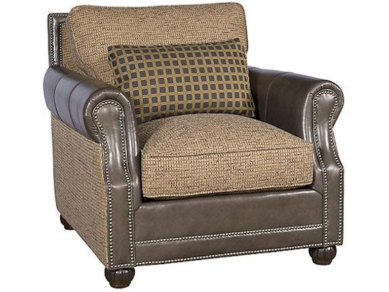 King Hickory Living Room Julianne Leather Fabric Companion Chair 3001-LF at Norwood Furniture