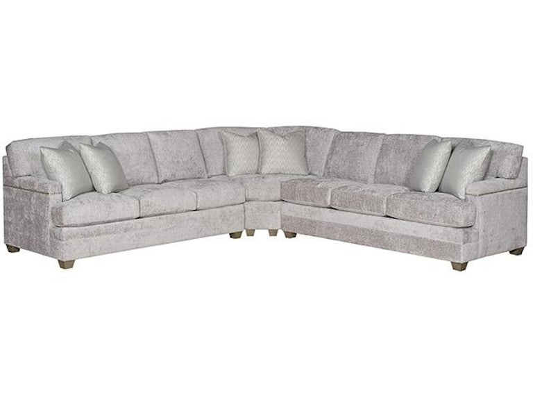 King Hickory Living Room Leigh Fabric Sectional 3300-Sect-F at Norwood Furniture