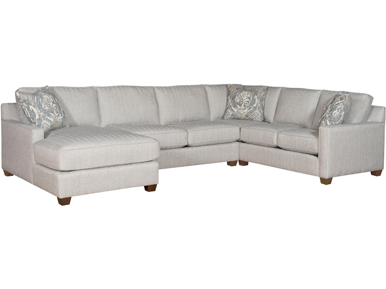 King Hickory Living Room Loft Fabric Sectional 3200-Sect-F at Norwood Furniture