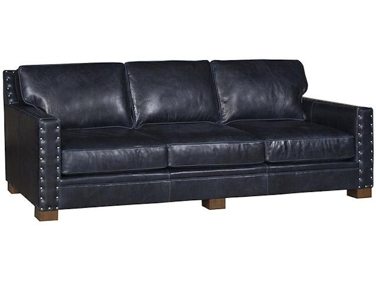 King Hickory Living Room Montana Leather Sofa 7300-L at Norwood Furniture