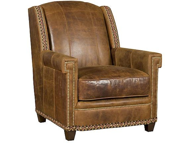 King Hickory Living Room Mustang Leather Chair C44-01-L at Norwood Furniture
