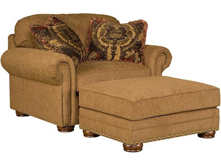 King Hickory Living Room Ricardo Fabric Chair And Half 9901 at Norwood Furniture