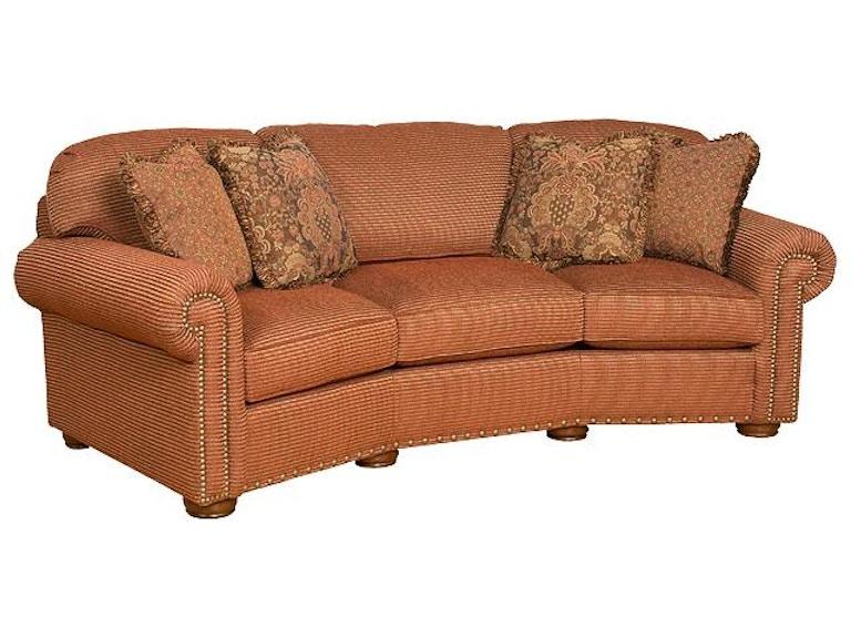 King Hickory Living Room Ricardo Fabric Conversation Sofa 9965 at Norwood Furniture