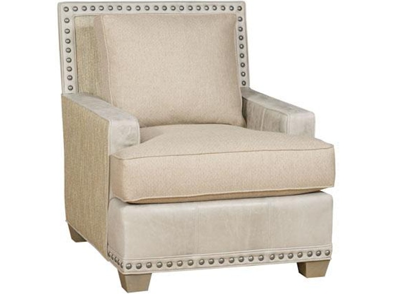King Hickory Living Room Savannah Leather Fabric Chair 1001-TGN-LF At Norwood Furniture