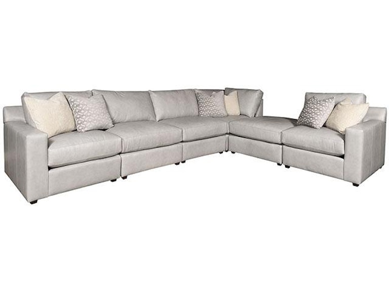 King Hickory Living Room Soho Fabric Sectional 8900-Sect-F at Norwood Furniture
