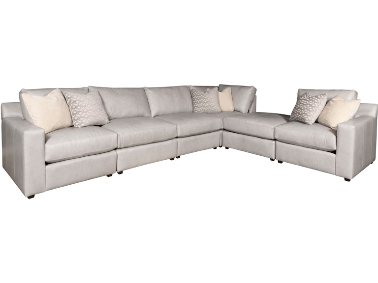 King Hickory Living Room Soho Leather Sectional 8900-Sect-L at Norwood Furniture