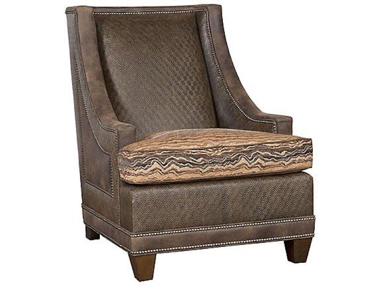 King Hickory Living Room Springfield Leather Fabric Chair 491-LF At Norwood Furniture