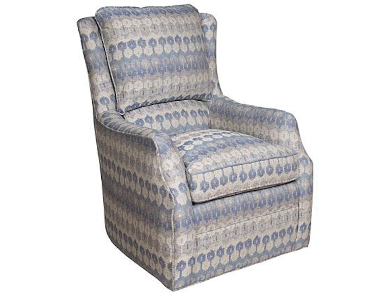 King Hickory Living Room Writer Swivel Chair 621-S at Norwood Furniture