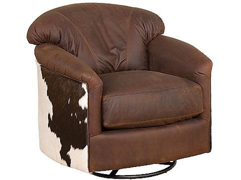 King Hickory Living Room Zeuss Swivel Glide Chair 541-SHOH at Norwood Furniture