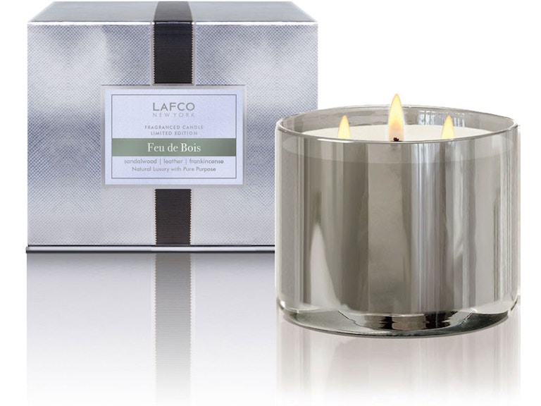 LAFCO 30oz 3-Wick Feu De Bois Candle 140578 at Norwood Furniture