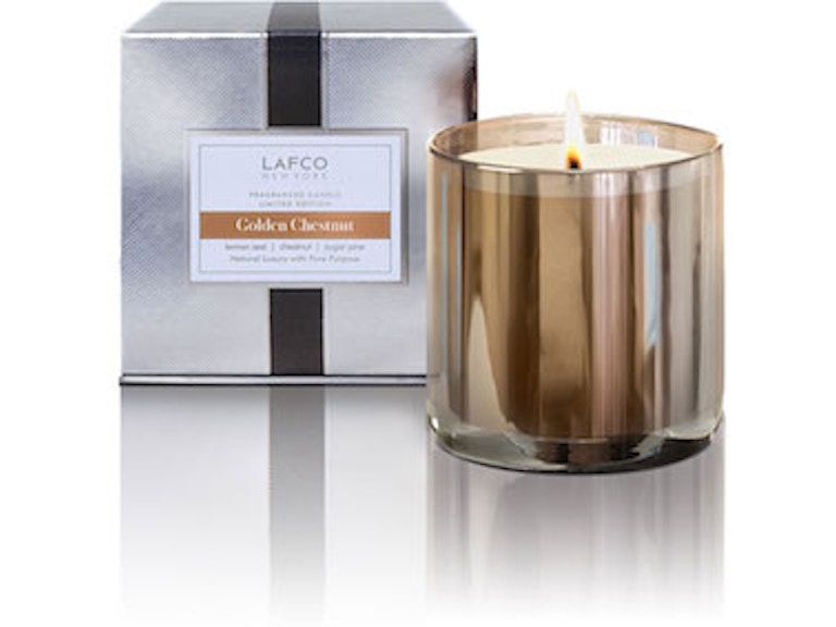 LAFCO 6.5oz Golden Chestnut Candle 140655 at Norwood Furniture