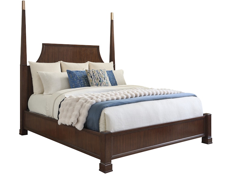 Lexington Bedroom Essex Poster Bed 5/0 Queen 743-173C at Norwood Furniture