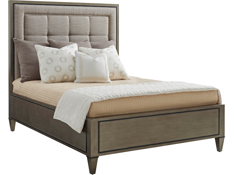 Lexington Bedroom St. Tropez Upholstered Panel Bed 5/0 Queen 732-133C At Norwood Furniture