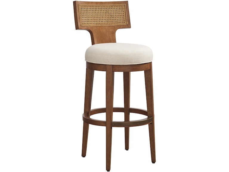 Lexington Casual Dining Calavera Custom Woven Swivel Bar Stool 420-896 at Norwood Furniture
