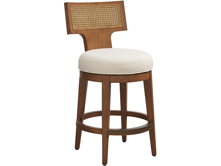 Lexington Casual Dining Calavera Custom Woven Swivel Counter Stool 420-895 at Norwood Furniture