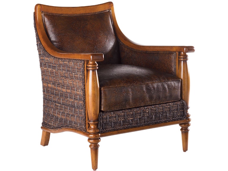 Lexington Living Room Agave Leather Chair LL1695-11 at Norwood Furniture