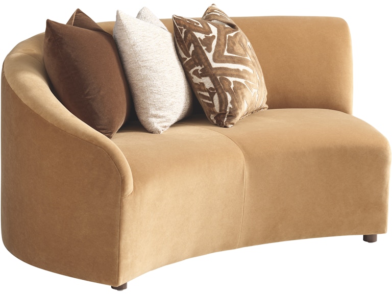 Lexington Living Room Alston LAF Curved Sofa 7662-53L at Norwood Furniture