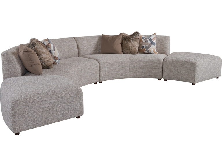 Lexington Living Room Alston Sectional 7662-Sectional at Norwood Furniture