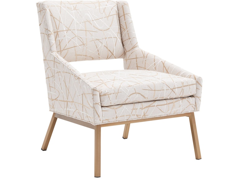 Lexington Living Room Amani Chair (Brass) 1927-11B at Norwood Furniture