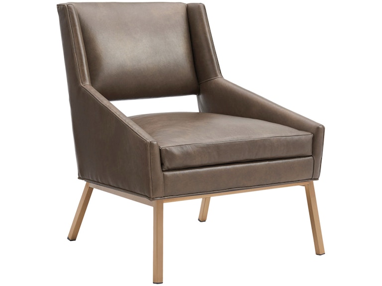 Lexington Living Room Amani Chair Leather (Brass) LL1927-11B at Norwood Furniture