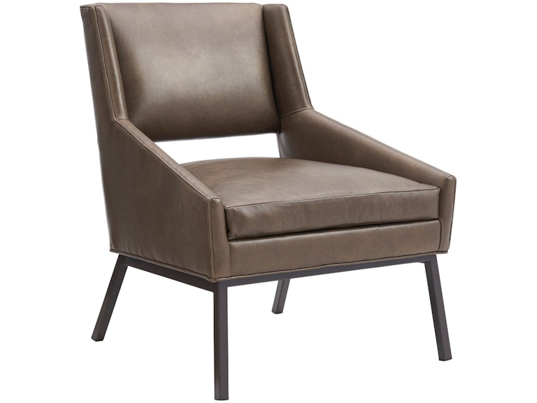 Lexington Living Room Amani Chair Leather (Charcoal) LL1927-11C at Norwood Furniture