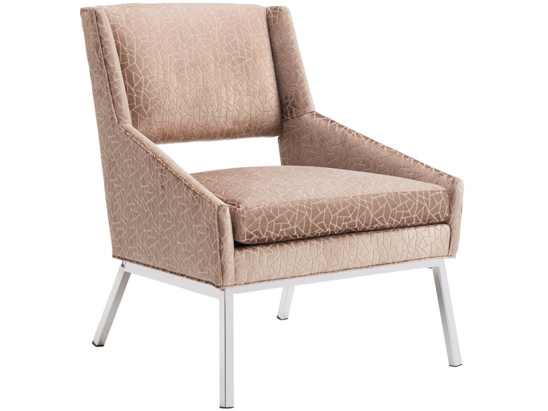 Lexington Living Room Amani Chair (Polished Chrome) 1927-11P at Norwood Furniture