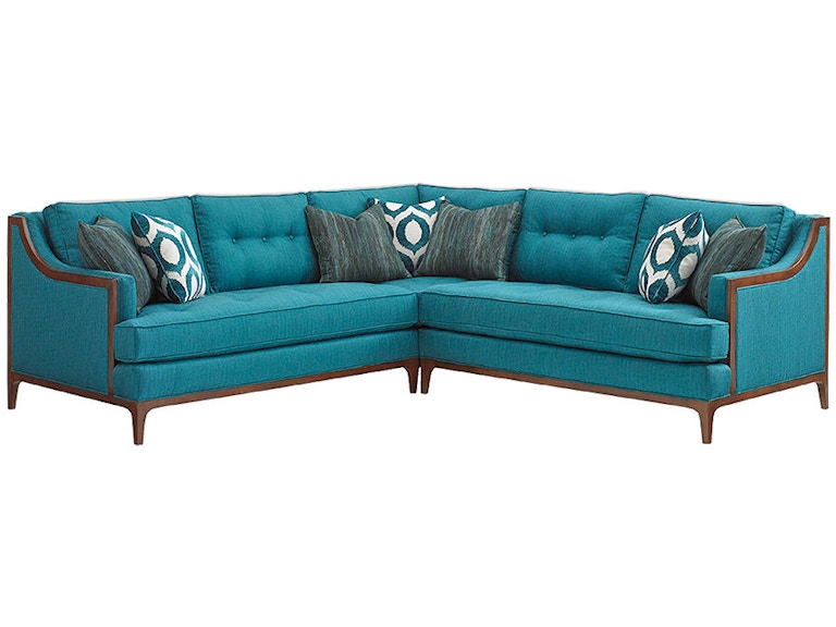 Lexington Living Room Barclay Sectional 7577-Sectional at Norwood Furniture