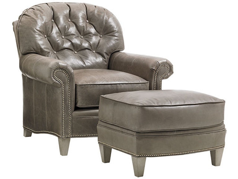 Lexington Living Room Bayville Leather Chair LL7935-11 at Norwood Furniture