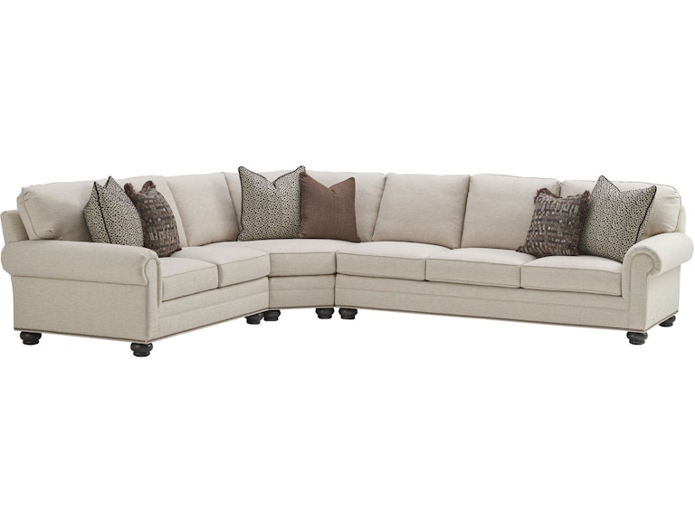 Lexington Living Room Bedford Sectional 6400-Sectional at Norwood Furniture