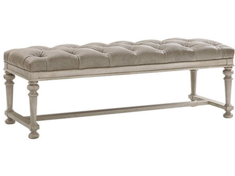 Lexington Living Room Bellport Leather Bench LL1773-25 at Norwood Furniture