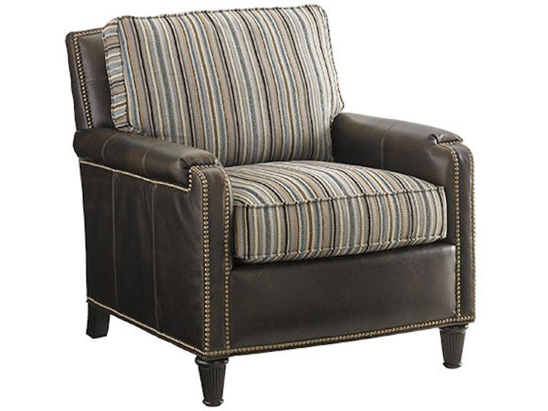 Lexington Living Room Bishop Leather Chair LL7274-11 at Norwood Furniture
