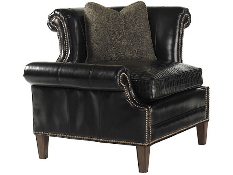 Lexington Living Room Braddock RAF Leather Chair LL7414-11R at Norwood Furniture