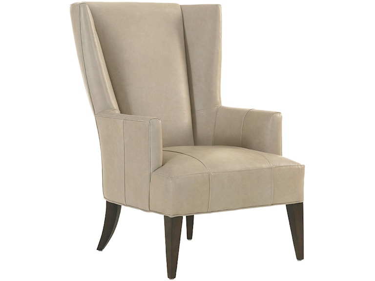 Lexington Living Room Brockton Leather Wing Chair LL7658-11 at Norwood Furniture