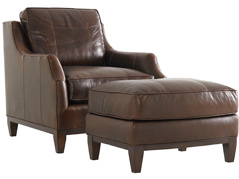 Lexington Living Room Conrad Chair - Leather LL7991-11 at Norwood Furniture