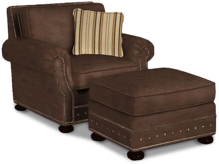 Lexington Living Room Devon Leather Chair LL7221-11 at Norwood Furniture