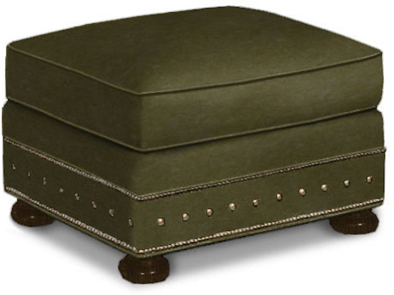 Lexington Living Room Devon Leather Ottoman LL7221-44 At Norwood Furniture