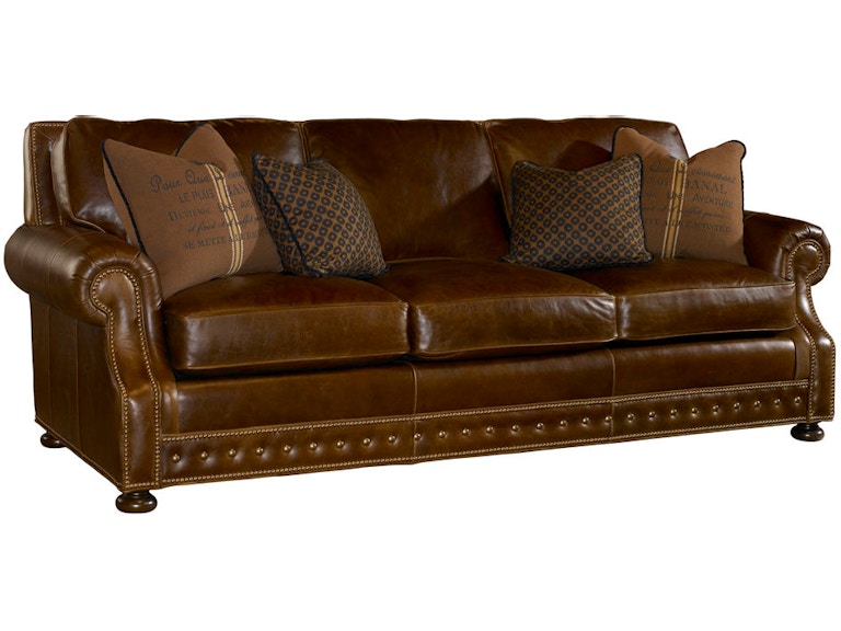 Lexington Living Room Devon Leather Sofa LL7221-33 At Norwood Furniture