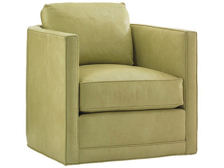 Lexington Living Room Dorado Beach Leather Swivel Chair LL7273-11SW at Norwood Furniture