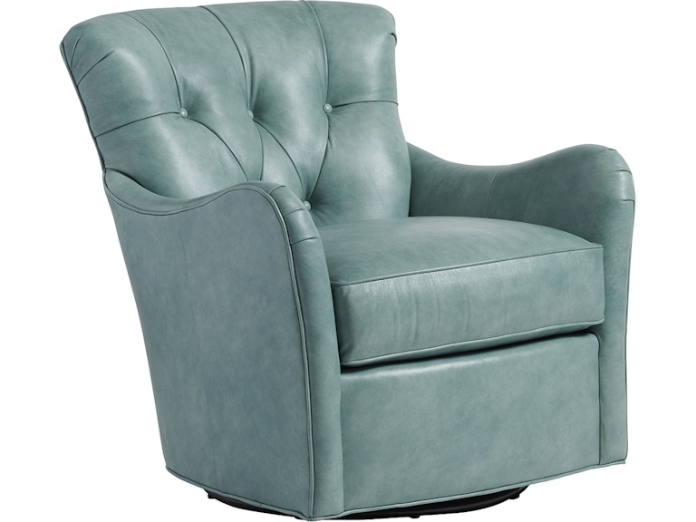 Lexington Living Room Eton Leather Swivel Chair LL8310-11SW at Norwood Furniture