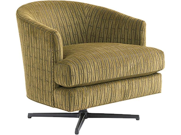 Lexington Living Room Graves Swivel Chair (Charcoal) 7654-11CSW at Norwood Furniture