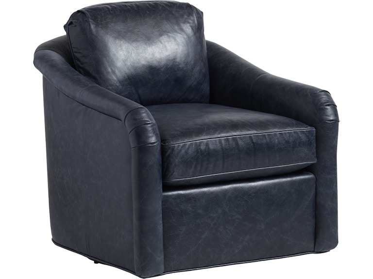 Lexington Living Room Hemley Leather Swivel Chair LL8305-11SW at Norwood Furniture