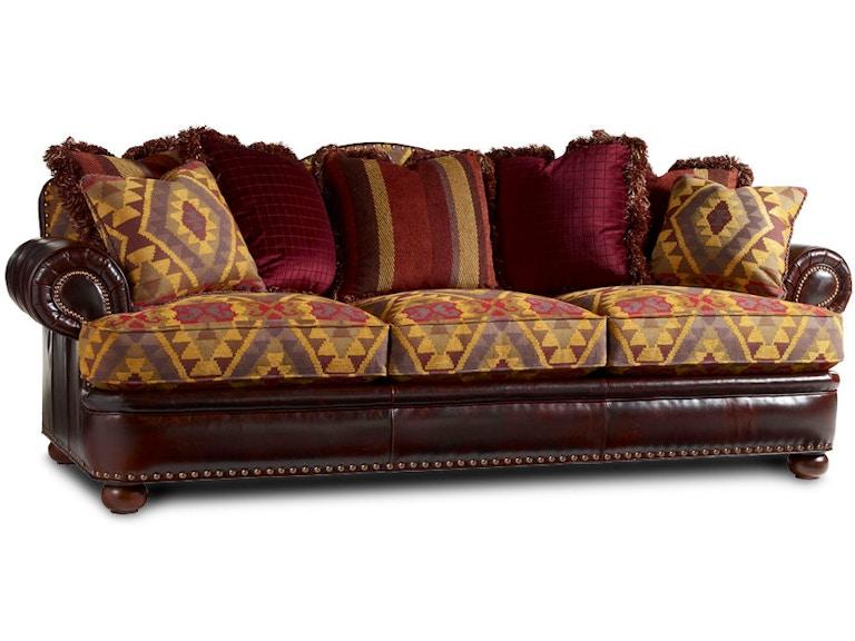 Lexington Living Room Jackson Leather Sofa LL7584-33 at Norwood Furniture