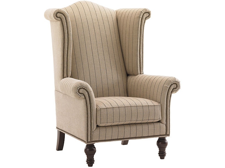 Lexington Living Room Kings Row Tight Back Wing Chair 7760-11 at Norwood Furniture